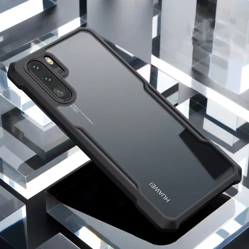 Для huawei P30 чехол Coque XUNDD подушки безопасности противоударный Прозрачный задний Чехол для huawei P30 Pro Чехол для P30 чехол для P30 Pro Чехол - Цвет: Black-No Ring