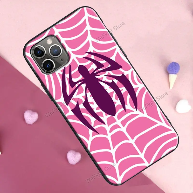 Чехол Spider Web для iPhone 12 mini 11 Pro Max XR X XS 6S 7 8 Plus SE 2020|Бамперы| |