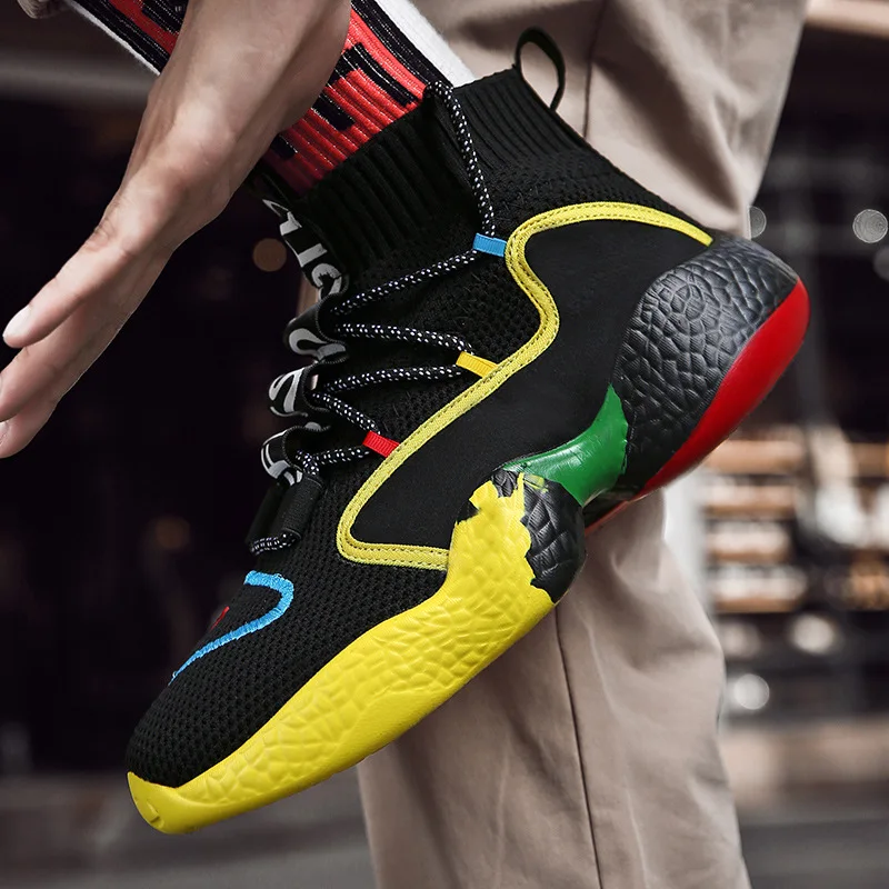 Мужские кроссовки для Для мужчин брендовые уличные с высоким берцем обувь