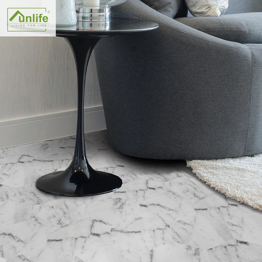 

Funlife® Home Decoration Hexagon Floor Stickers Waterproof Anti-Slip Ground Stickers kitchen Wall Stickers Bathroom Backsplash
