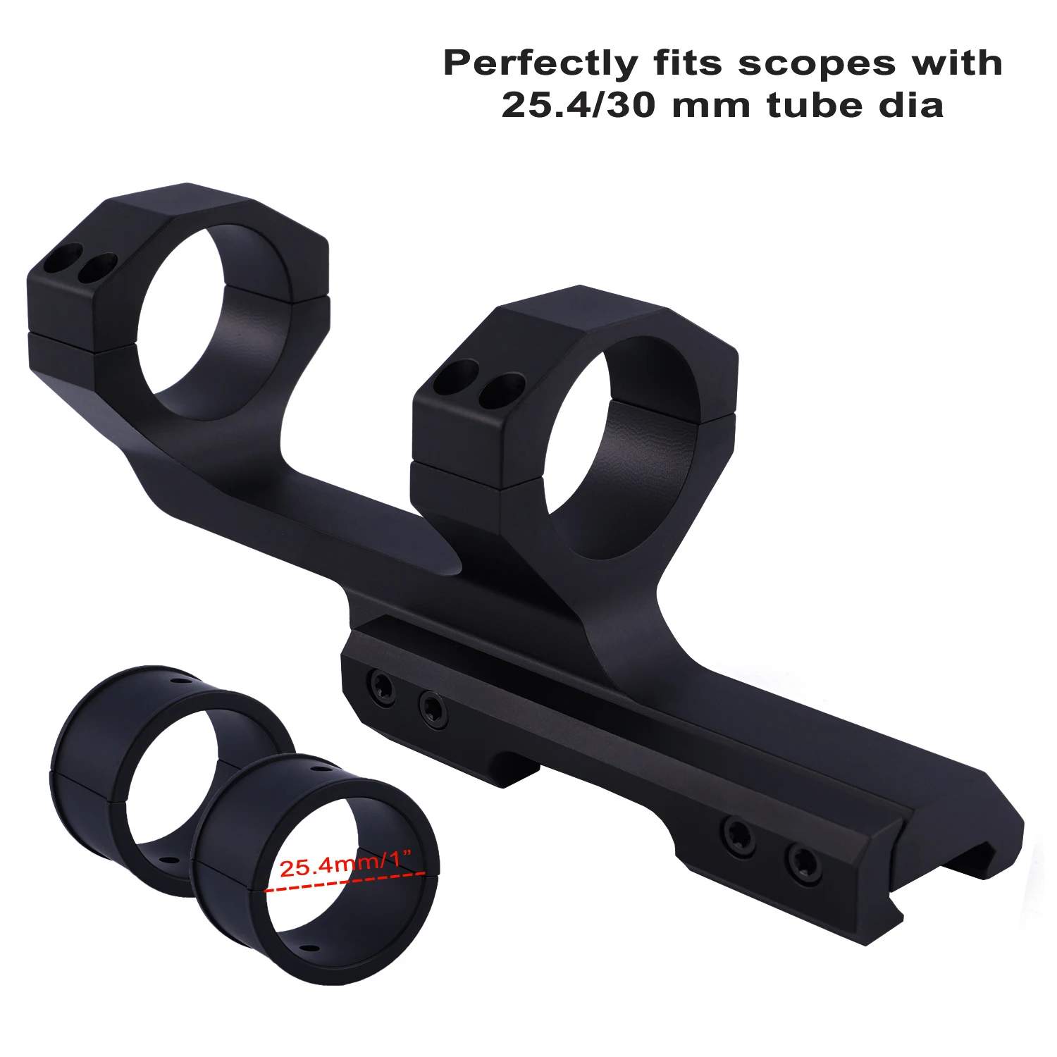 Тактическое консольное двойное кольцо винтовка прицел крепление Крепление для 30