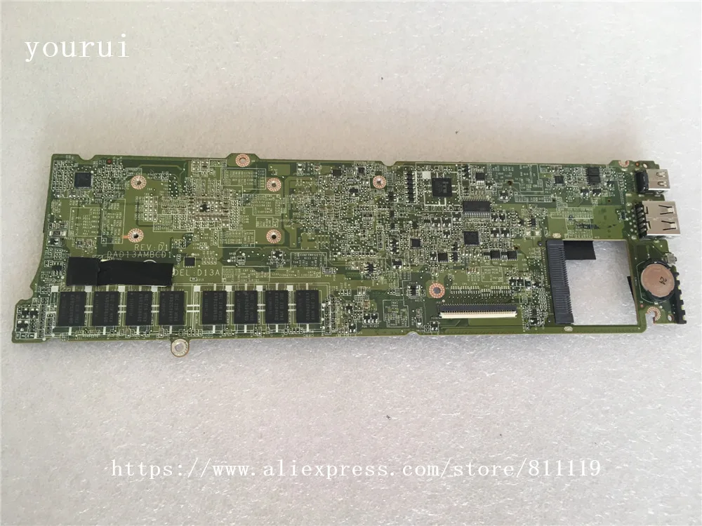 Yourui для Dell XPS 13 L322X системы плата с i5-3427m CN-06FXWV 06FXWV 6FXWV DAD13AMBCD1 DDR3 тестирование |