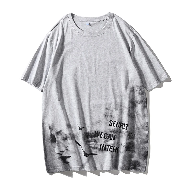 

Tie-Dye Gradient Hand-Painted Personality Men t Shirt Summer Teens Vintage Style All-Match Funny Clothes Trend Pattern New Top