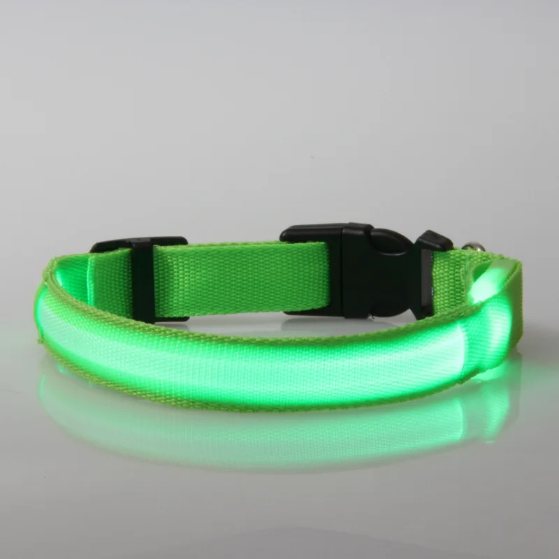 Color 4 Usb зарядка Led собачий ошейник Ночная безопасность мигающий светится в темноте собачий поводок Креативный светодиодный собачий ошейник анти-потеря воротник Перро - Цвет: Color 4