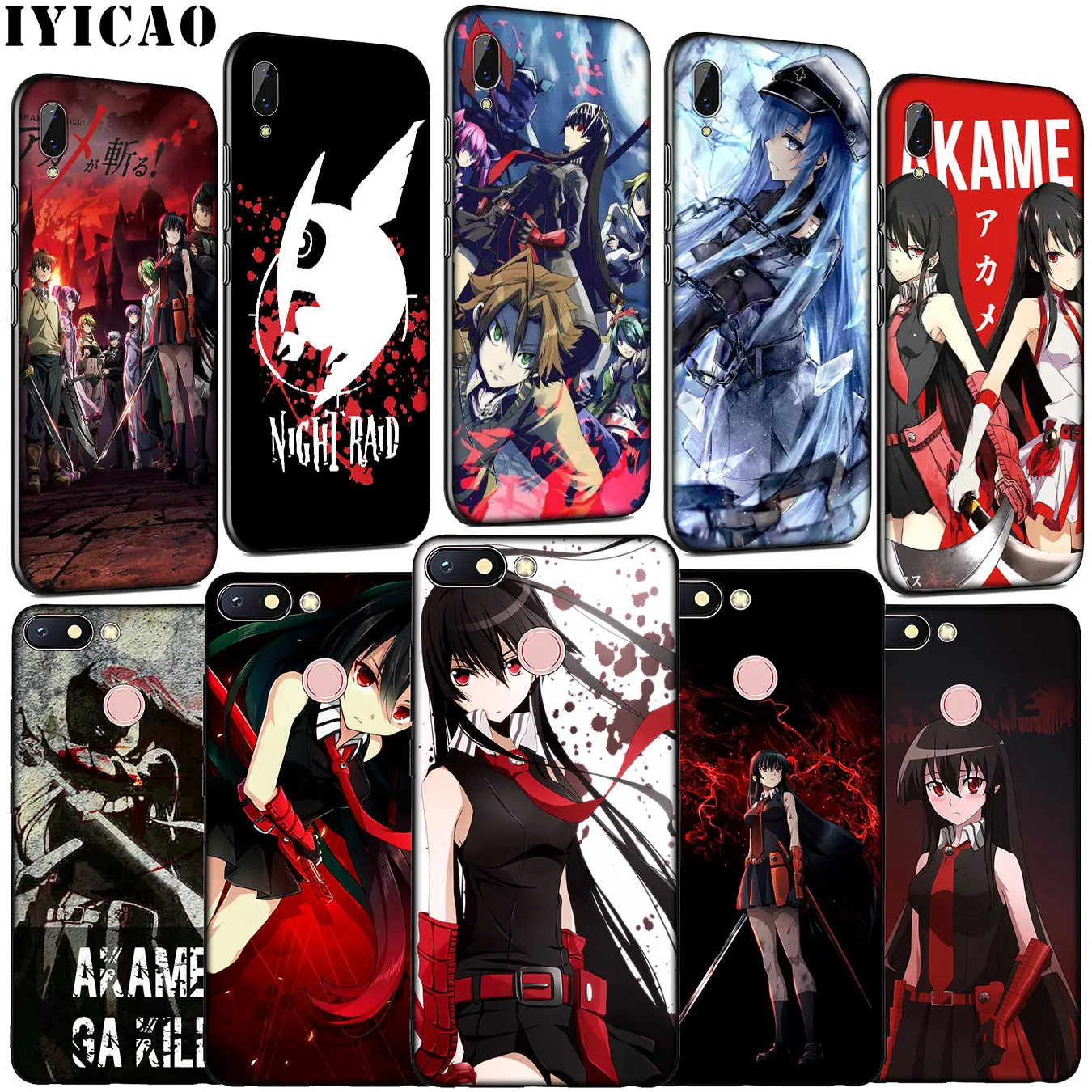 Чехол для телефона IYICAO Akame Ga Kill Anime мягкий силиконовый чехол Xiaomi Redmi Note 8 8T 8A 7 7A 6 6A 5 5A