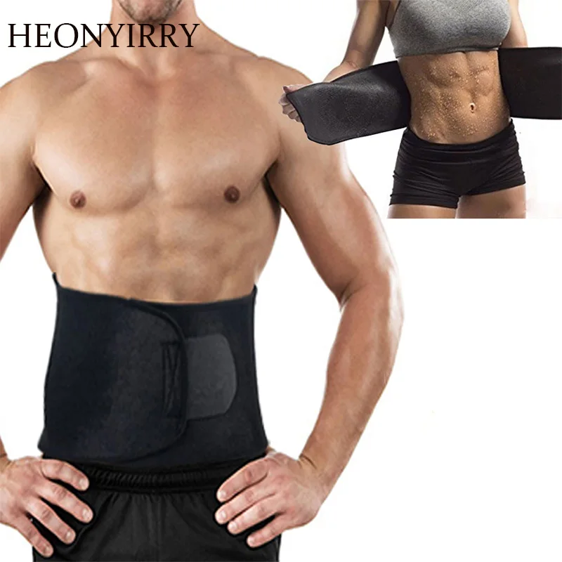 Neoprene Sauna Waist Trainer Sweat Slimming Belt Weight Loss Shaper Fat Burn Shaperwear Adjustable Wraps Fajas | Красота и здоровье