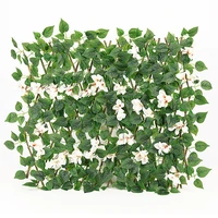 artificial green plants telescopic fence morning glory rattan trumpet flower wood strips holiday party supplies home garden