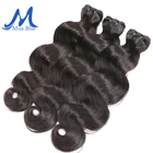 Missblue Необработанные индийские виргинские волосы пряди объемная волна Класс 10A индийские натуральные кудрявые пучки волос пряди для наращивания 1 3 4 шт.лот наращивание волос