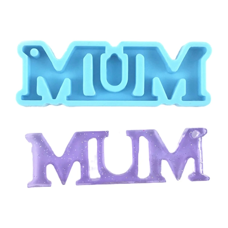 Для мам и дочек буквы брелок эпоксидная смола форма кулон литья силиконовая