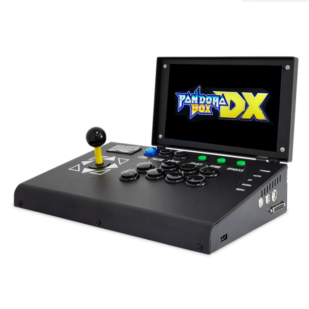 

Home version mini arcade console single/2 player 10 inch screen 3D portable pandora box DX with 3000 games