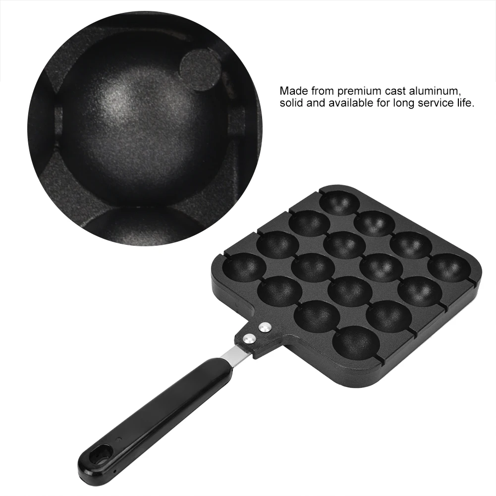 Non-Stick Takoyaki Grill Pan Plate Cooking Baking Mold Tray |
