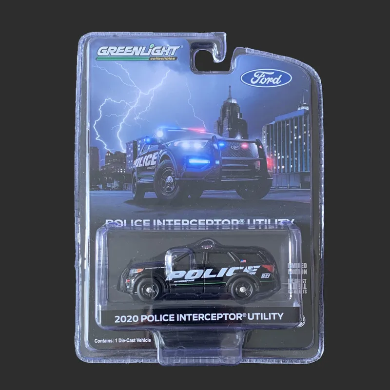 

GREENLIGHT 1:64 2020 Police INTERCEPTOR utility Limited edition collection of die-cast alloy car models