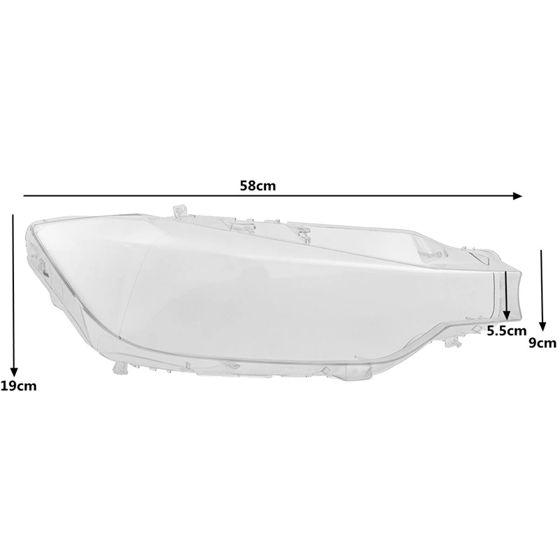 

1Pair Front Left&Right Car Headlight Head Light Lamp Lens Light Cover For Bmw F30 F31 3 Series 2013-2016