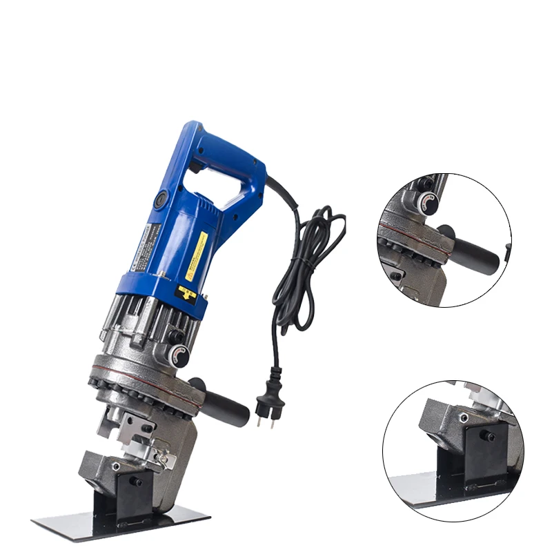 

Portable Electro-Hydraulic Punching Machine Angle Steel Flat Iron Puncher Copper And Aluminum Plate Punching Machine