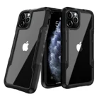 Противоударный Гибридный армированный чехол для iPhone 11, 12 Pro Max, mini, SE 2020, X, XR, XS Max, 7, 8 Plus, мягкий Поликарбонат, ТПУ, полное покрытие