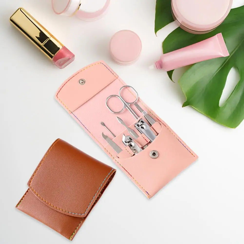 

Manicure Set Anti-slip Ergonomic Design Nail Clippers Toenails Cuticle Cutter Clipper Fingernails Grooming Kit for Home