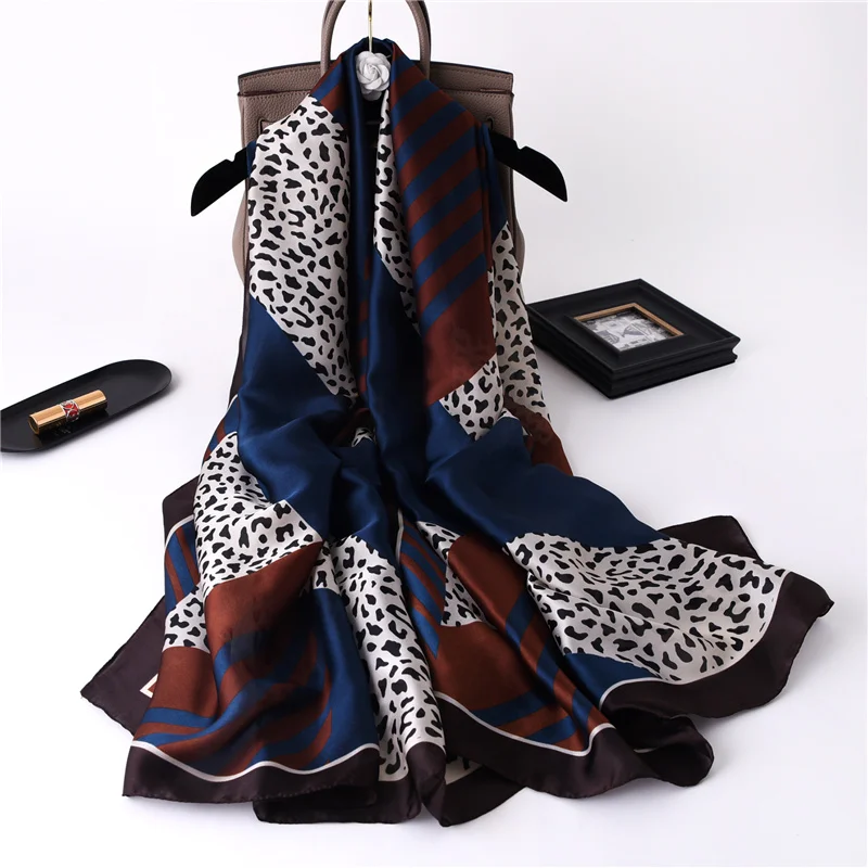 

Silk Scarf/scarves Hijab Women Fashion Spring Summer Foulard Pashmina Scarves Headscarf Shawls Wrap Female Accessories