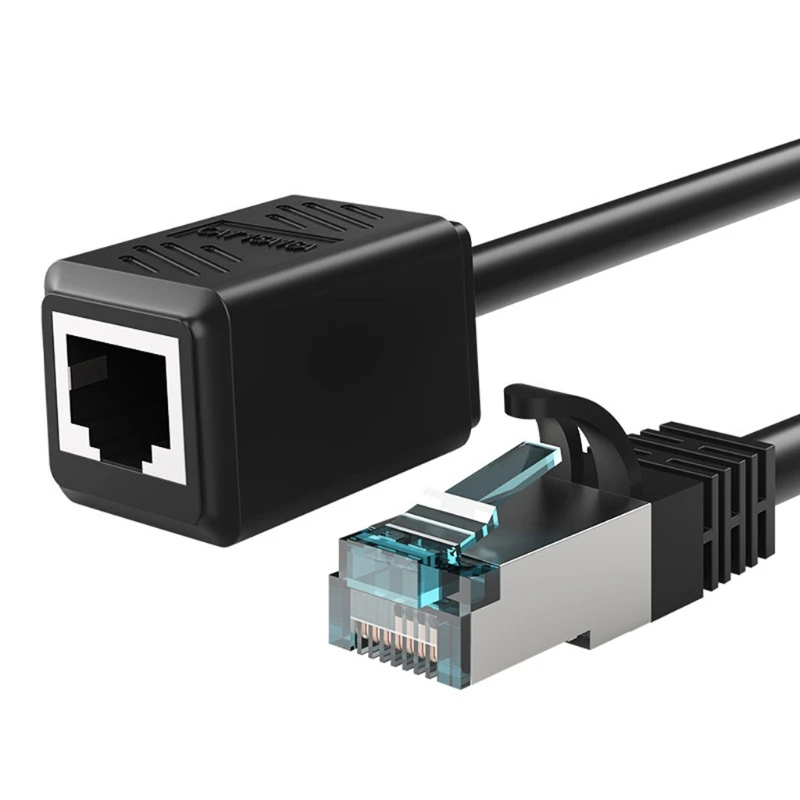 

3.3ft Ethernet Extension Cable RJ45 Network LAN Male to Female Cat6 Cable Cord