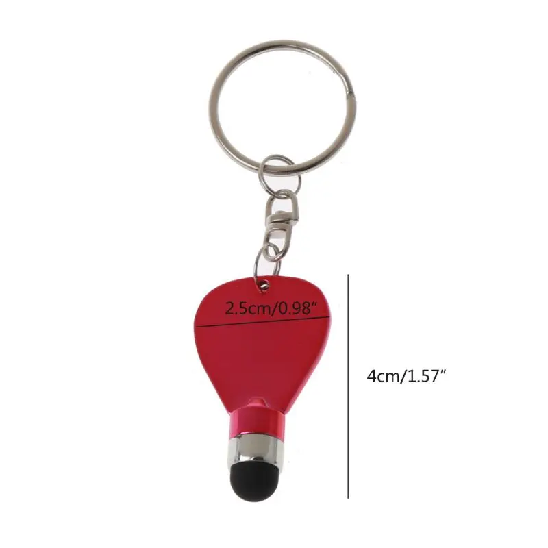 

1PC Universal Plastic Capacitive Touch Screen Stylus Pen Touch Pen Keychain for Tablet PC Pad Phone Pen