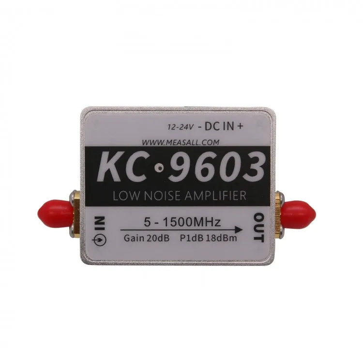 

Предусилитель KC9603, широкополосный усилитель, модуль 5 МГц-1500 МГц, Радиочастотный усилитель с низким уровнем шума