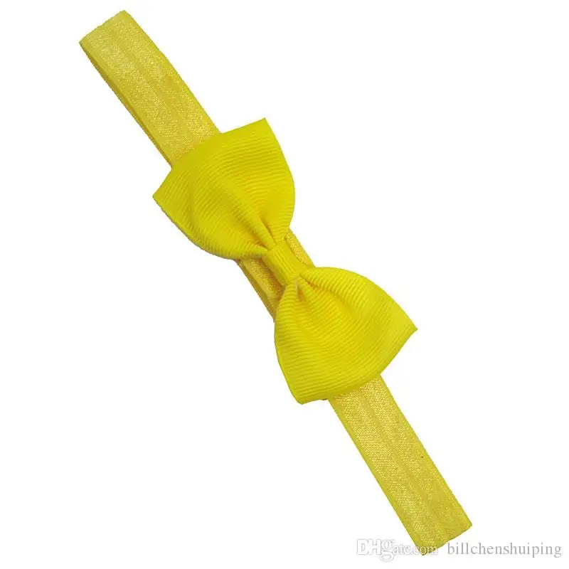 

8cm Wholesale Infant Bow Headbands Children Hair Accessories Newborn Bowknot Flower Hairbands Baby Girl Photography Prop