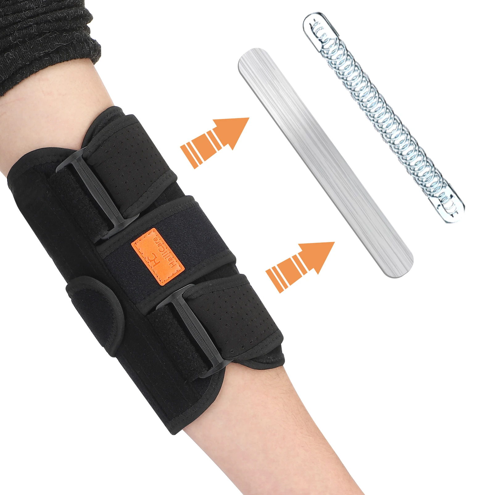 

Hand Elbow Support Braces Support Strap Upper Arm Splint Support Health Elbow Guard Fixed Joint Arthritis Fracture Stabilizer