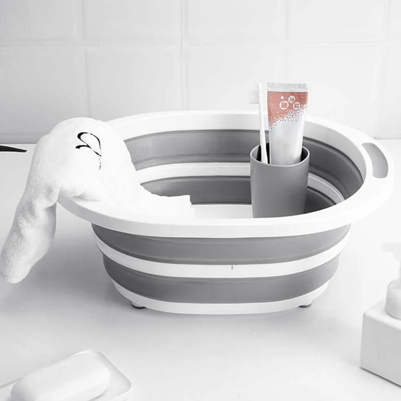 Креативная складная раковина переносная пластиковая для фруктов и овощей