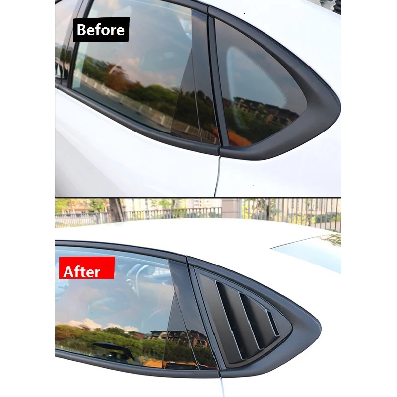 Накладки на окна задние боковые накладки жалюзи для MG 6 MG6 2017-2020 внешние