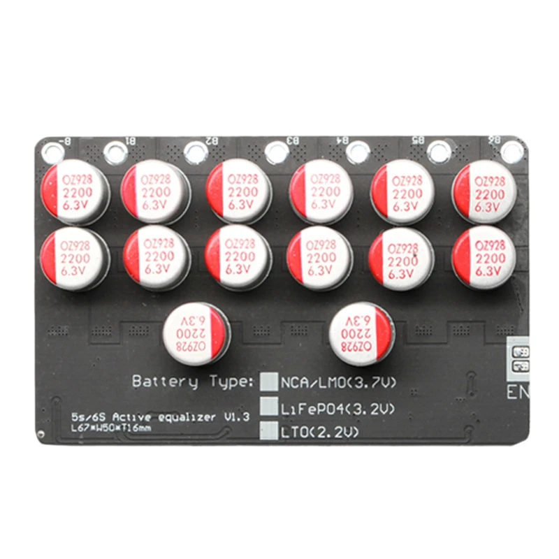 Balancer 5A 6S LiFePo4 Li-Ion Ver Battery Active Equalizer Energy Transfer Board Balance | Электроника