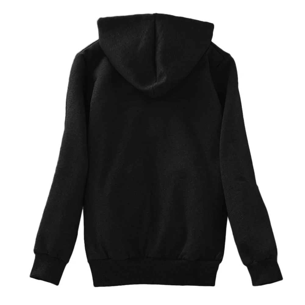 Zip Up Hoodie Women's Jackets Casual Winter Warm Sherpa Lined Zip Up Hooded Sweatshirt Jackets Coat Basic Sudaderas Con Capucha