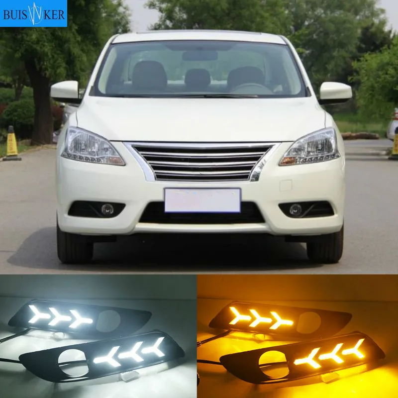 Дневные ходовые огни для Nissan sentra Sylphy 2012 2013 2014 2015 2 светодиодный т.| |