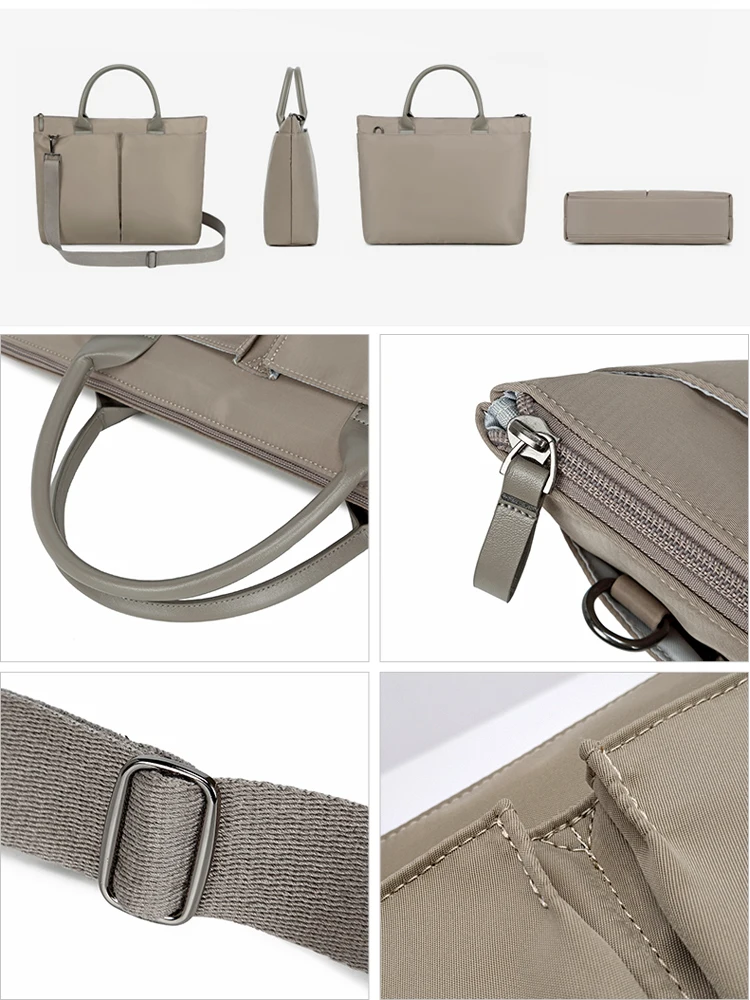 Fashionable 15inch Waterproof Shoulder Computer Briefcase Laptop Bag For Men Women