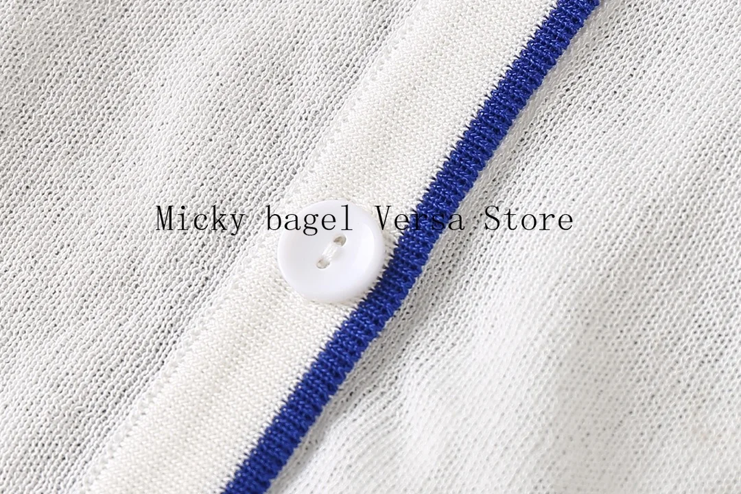 

luxury design spicy stripe letter embroidery fashion long sleeve ice silk cardigan temperament versatile slim knit women's coat