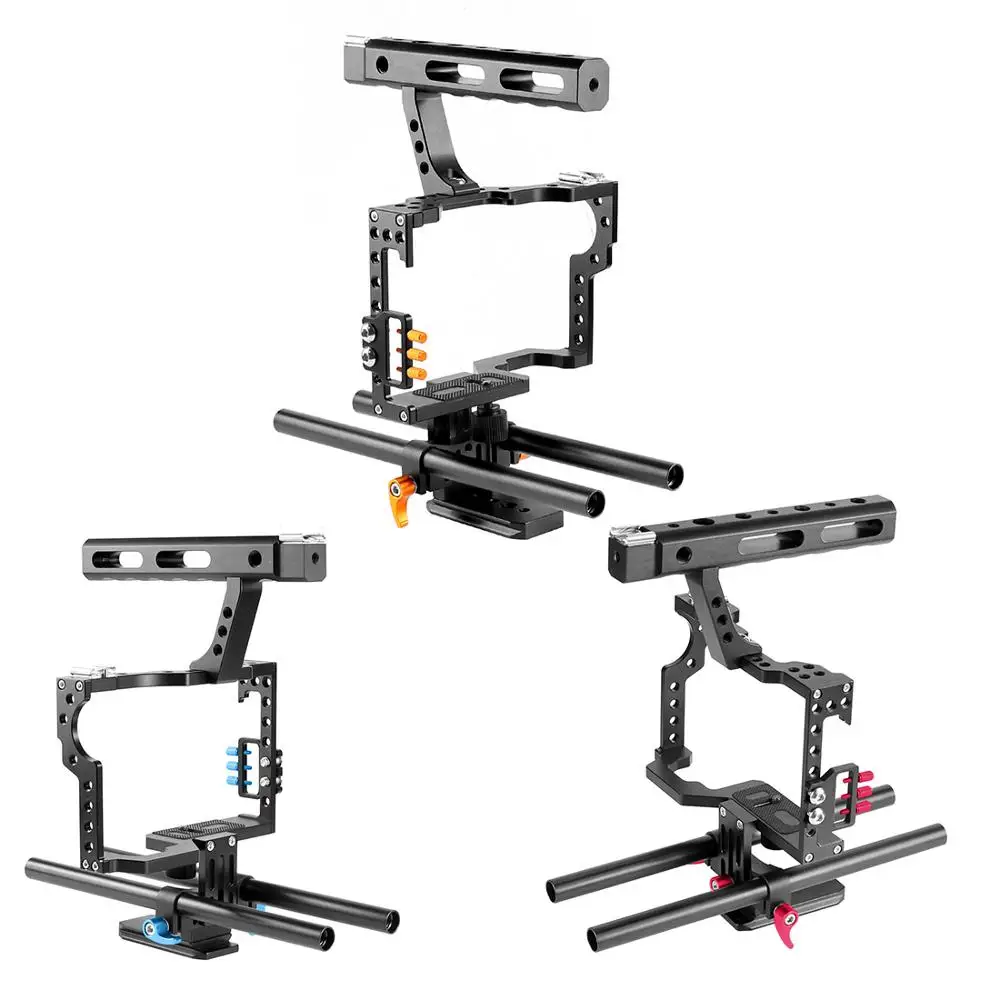 Опора стабилизатора для камеры из алюминиевого сплава рукоятка с верхней ручкой