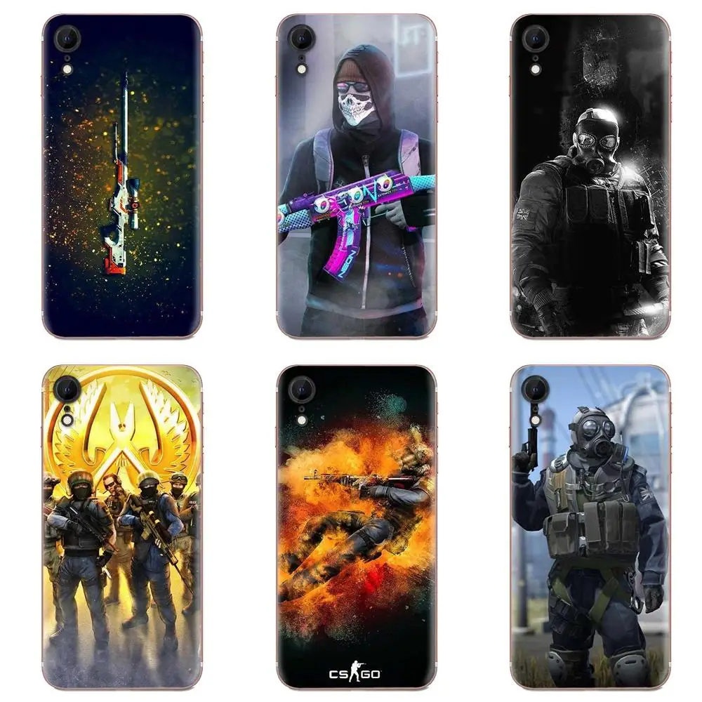 Кожаный чехол из ТПУ для Samsung Galaxy Note 5 8 9 S3 S4 S5 S6 S7 S8 S9 S10 5G mini Edge Plus Lite Counter Strike Cs Go