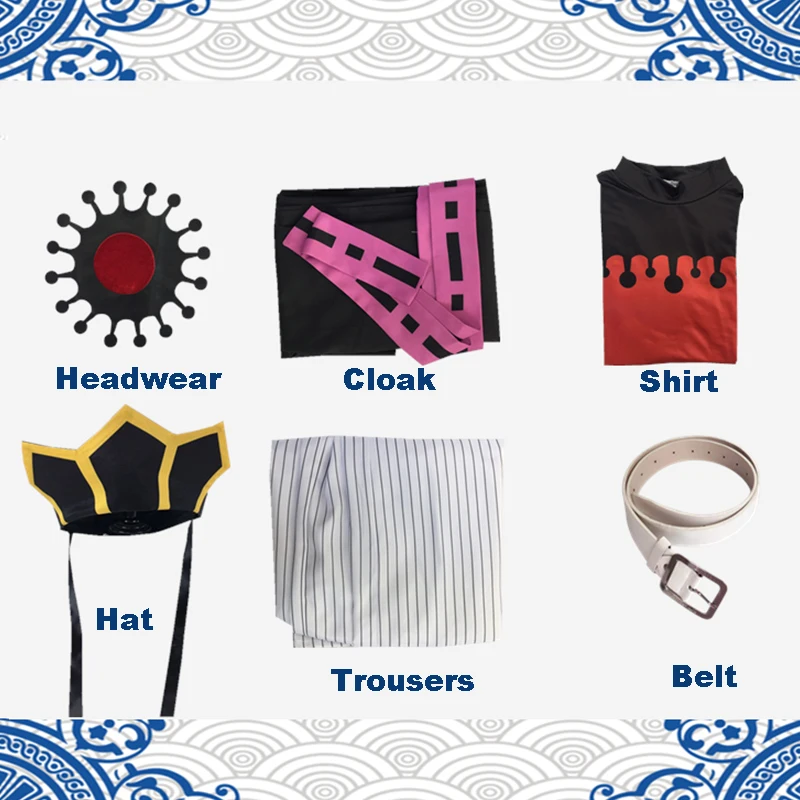 

Anime Comic Demon Slayer Kimetsu no Yaiba Cosplay Costumes Douma Cosplay Costume Uniforms Kimono Blade Of Demon Kendo suits