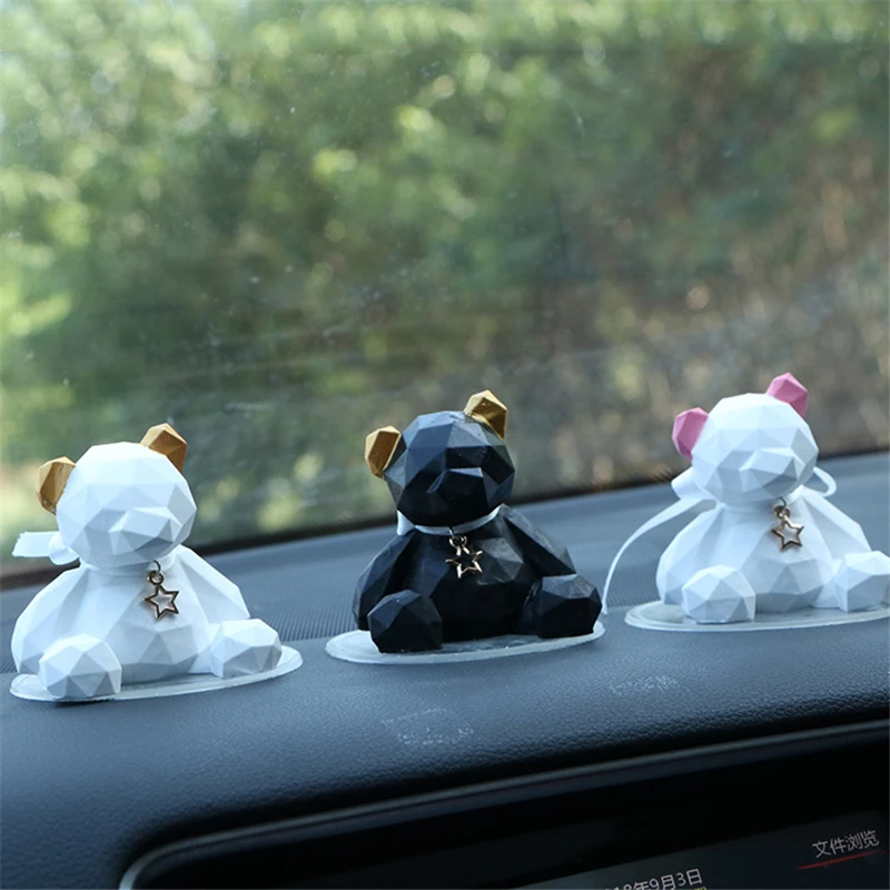 Хит продаж скандинавский стиль геометрия медведь автомобильный ароматерапия