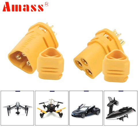 AMASS MT30 2мм разъемы для LiPo аккумулятора 5 пар