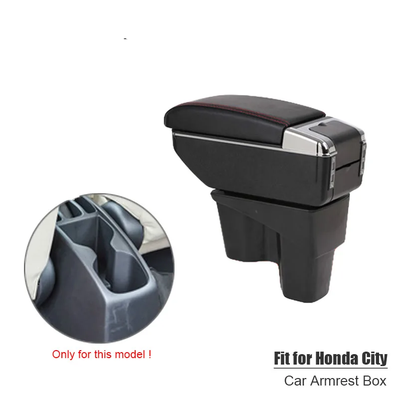 Автомобильный подлокотник модифицированный для 6 го Honda City 2014 2015 2016 2017 2018