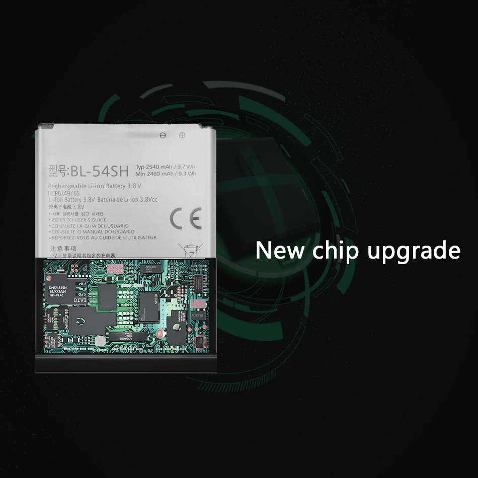 BL-54SH 2540mAh аккумулятор для мобильного LG Optimus G3 Beat Mini G3s G3c B2MINI G3mini D724 D725 D728 D729 D722 D22 BL 54SH