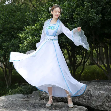 Женская одежда в китайском стиле Хань традиционный костюм оперы гучжэн