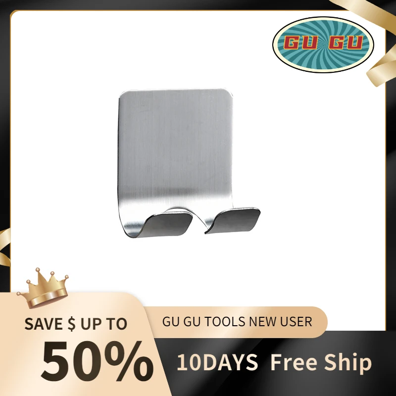 

Stainless steel razor rack free perforation non-marking wall manual razor rack multi-function plug hook rack