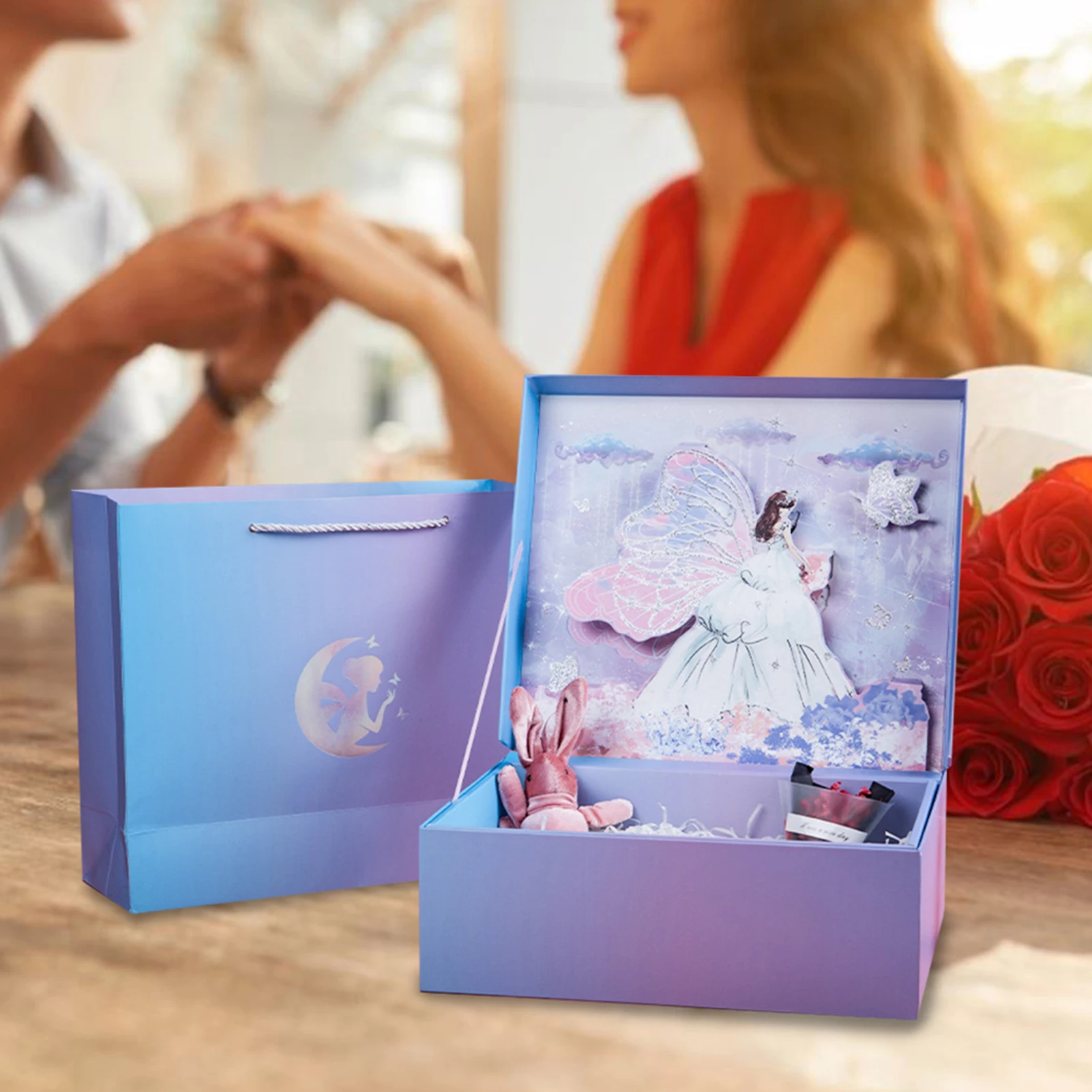 Подарочная упаковочная коробка на День святого Валентина уникальные изысканные