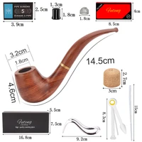 rosewood durable handle tobacco smoking pipe set crafts tobacco cigarettes cigar pipes for smoking accessories