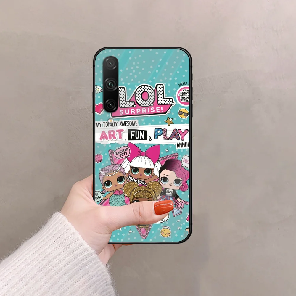 

Pretty Girl Cute Doll Lol Tempered Glass Phone Case Cover For Huawei Honor 7 8 9 10 20 A I X Lite Oppo 5 X 2 3 Pro Etui