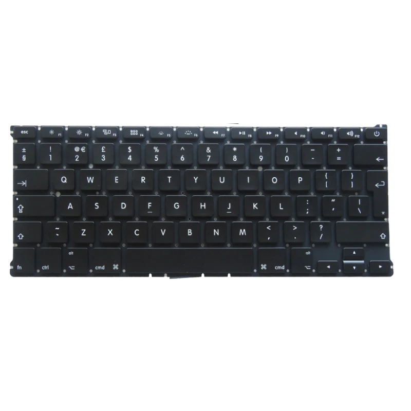 Клавиатура новая британская для Macbook Air клавиатура ноутбука 13 дюймов A1466 A1369 с