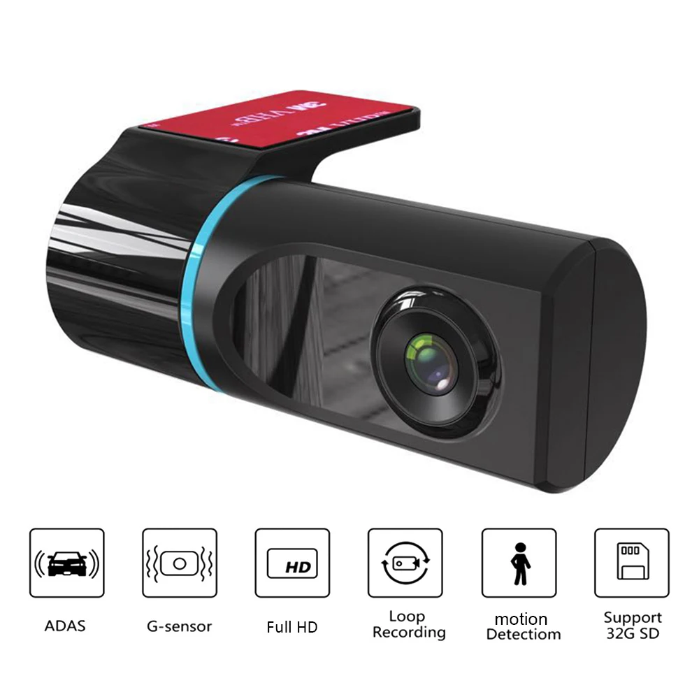 

Автомобильный видеорегистратор FHD ADAS, 1080P, с ночным видением