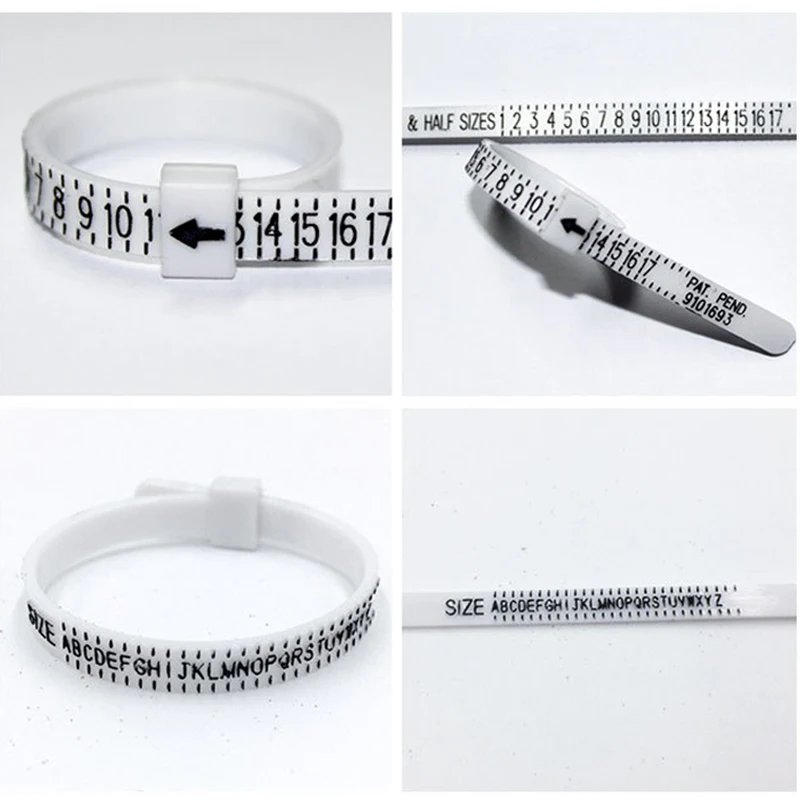 

Ring Rulers Fingers Size Measurement Tool Finger Circumference Screening Tool JL