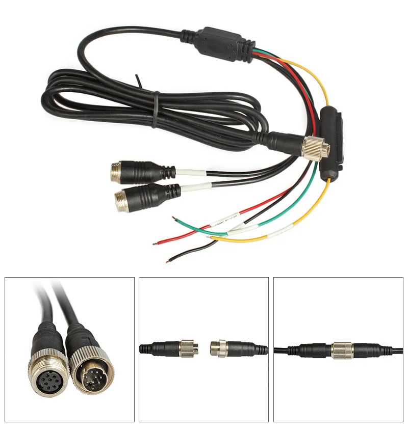 DIYKIT AHD " ips автомобильный монитор заднего вида Поддержка 960P AHD камера Поддержка sd-карты видео запись Diaplay две камеры s изображение