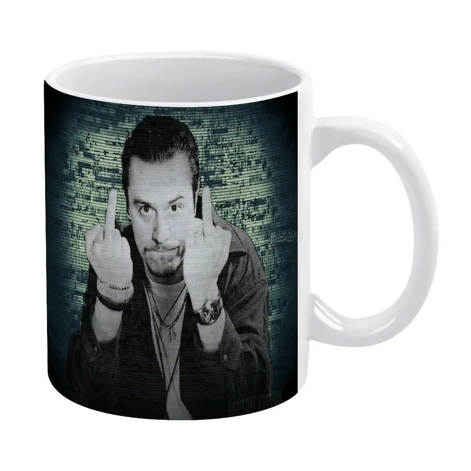 Белая кружка Patton Vision забавная чайная чашка с индивидуальным принтом подарок